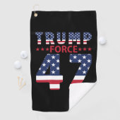 Trump Force 47 Golfhandtuch (Insitu)