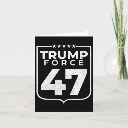 Trump Force 47 Karte (Vorderseite)