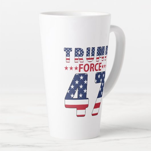 Trump Force 47 Milchtasse (Rechte Ecke)