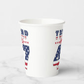 Trump Force 47 Pappbecher (Links)