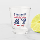 Trump Force 47 Schnapsglas (Vorderseite)