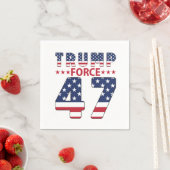 Trump Force 47 Serviette (Beispiel)