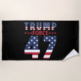 Trump Force 47 Strandtuch