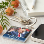 Trump-Foto Schlüsselanhänger (Vorderseite rechts)