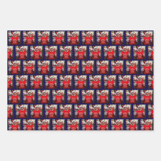 Trump-Foto | Trump macht Weihnachten wieder großar Geschenkpapier Set (Vorderseite 3)