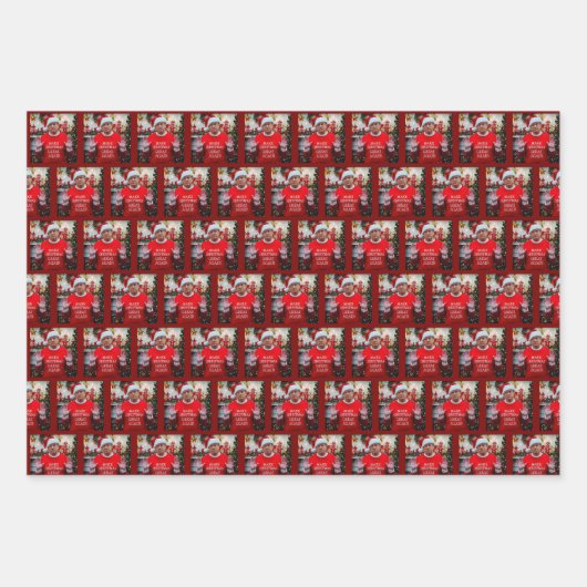 Trump-Foto | Trump macht Weihnachten wieder großar Geschenkpapier Set (Vorderseite)