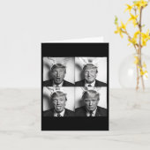 Trump Fotobooth in den sonnigen Osterohren Karte (Gelbe Blume)