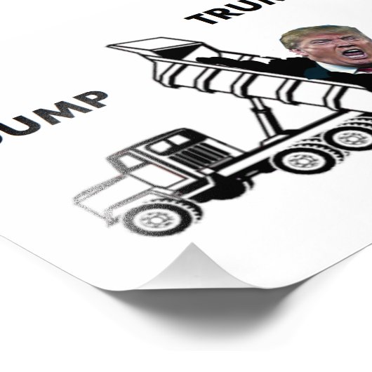 Trump Fotodruck (Ecke)