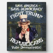 Trump Fotoplatte (Vorderseite)