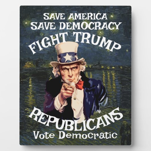 Trump Fotoplatte (Vorderseite)