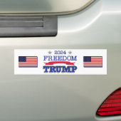 TRUMP FREEDOM 2024 AUTOAUFKLEBER (Auf Auto)