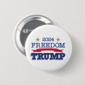 TRUMP FREEDOM 2024-BUTTON BUTTON (Vorne & Hinten)