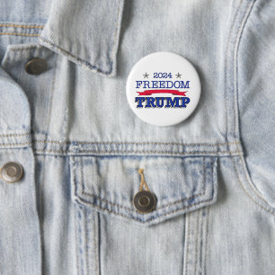 TRUMP FREEDOM 2024-BUTTON BUTTON