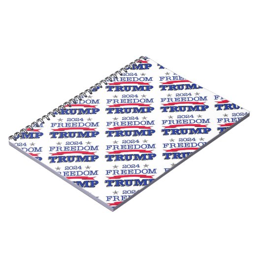 TRUMP FREEDOM 2024 NOTIZBLOCK (Linke Seite)