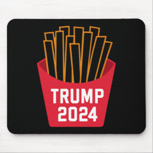 Trump French Fries 2024 Trump 2024 Trump Fries Mousepad