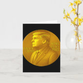 Trump-Friedenspreis Karte (Gelbe Blume)