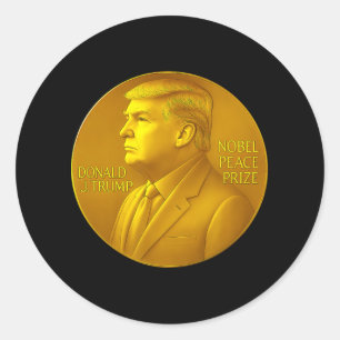 Trump-Friedenspreis Runder Aufkleber