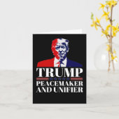 Trump-Friedensstifter und Einheit 1 Karte (Gelbe Blume)