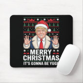 Trump Frohe Weihnachten Es Wird Riesig Schrecklich Mousepad (Mit Mouse)