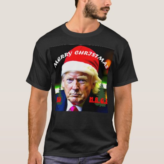 Trump Frohe Weihnachten Ultra Maga Classic T-Shirt (Vorderseite)