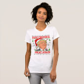 Trump frohe Weihnachts-Shirt, Donald Trump Women T-Shirt (Vorne ganz)