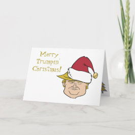 Trump Frohe Weihnachtskarte Dankeskarte
