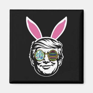 Trump Fröhlicher Osterhase Ei-Suche Frühling Lusti Magnet