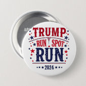 Trump führt eine lustige Wahldebatte durch Button (Vorne & Hinten)