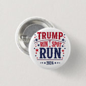Trump führt eine lustige Wahldebatte durch Button (Vorne & Hinten)