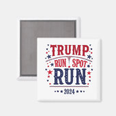 Trump führt eine lustige Wahldebatte durch Magnet (Vorderseite/Rückseite)