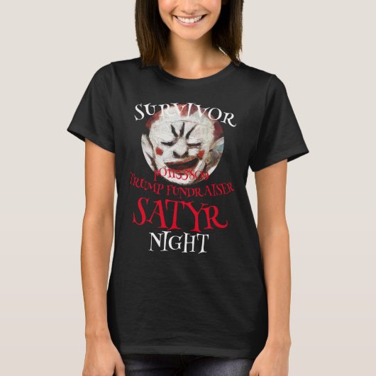 TRUMP FUNDRAISER NYMPH SLAVE AUTION T-Shirt (Vorderseite)