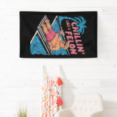 Trump Funny Chillin wie ein Felon Trump 2024 Banner (Insitu)