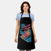 Trump Funny Chillin wie ein Felon Trump 2024 Schürze (Getragen)