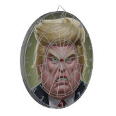 TRUMP Funny Dartboard mit Präsidentenziel Dartscheibe (Vorderseite Links)