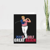 Trump - Funny Golf Geschenk Karte (Vorderseite)