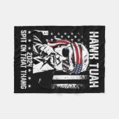 Trump Funny Hawk tush mit dieser Sache Fleecedecke (Vorderseite (Horizontal))