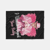 Trump Funny I würde Sie abweisen Trump Valent Fleecedecke (Vorderseite (Horizontal))