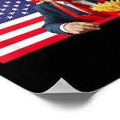 Trump Funny macht Fries wieder groß Trump Mega 202 Poster (Ecke)