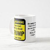 Trump Funny Personalized Kaffeetasse (Vorderseite Links)