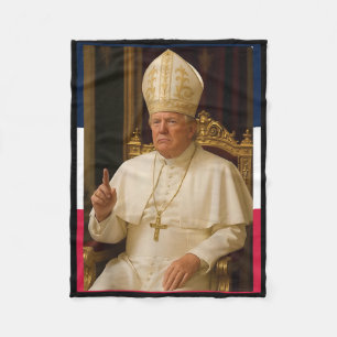 Trump Funny Pope Präsident Trump Will, die N zu se Fleecedecke