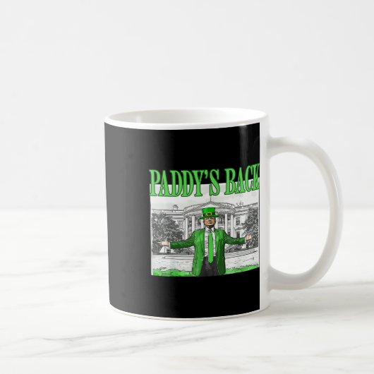 Trump Funny St Patricks Day St Pattys Day Dance Kaffeetasse (Rechts)