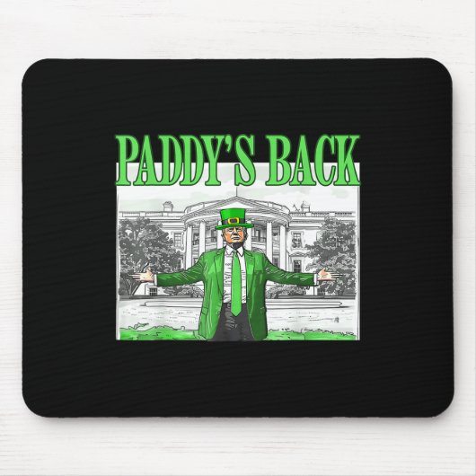 Trump Funny St Patricks Day St Pattys Day Dance Mousepad (Vorne)