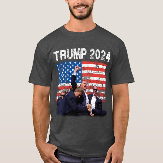 Trump für 2024. T-Shirt (Vorderseite)
