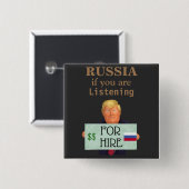 Trump für den Hüttenknopf Button (Vorne & Hinten)