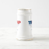 Trump für den Präsidenten, Ihren Namen hinzufügen Bierglas (Mittel)
