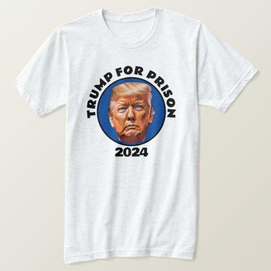 Trump für den T - Shirt im Gefängnis 2024 (Design vorne)
