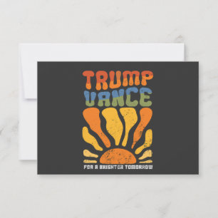 Trump für einen glänzenden Nachwuchs: Retro Boho Einladung