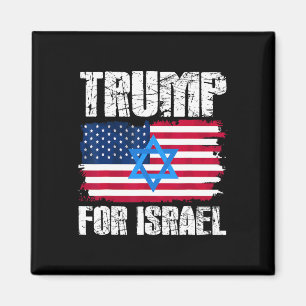 Trump Für Israel Republikaner Jüdisch Juden Donald Magnet