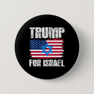 Trump Für Israel Republikanische Jüdische Juden Do Button