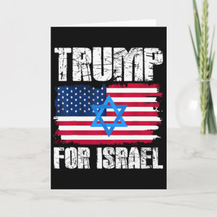 Trump Für Israel Republikanische Jüdische Juden Do Karte